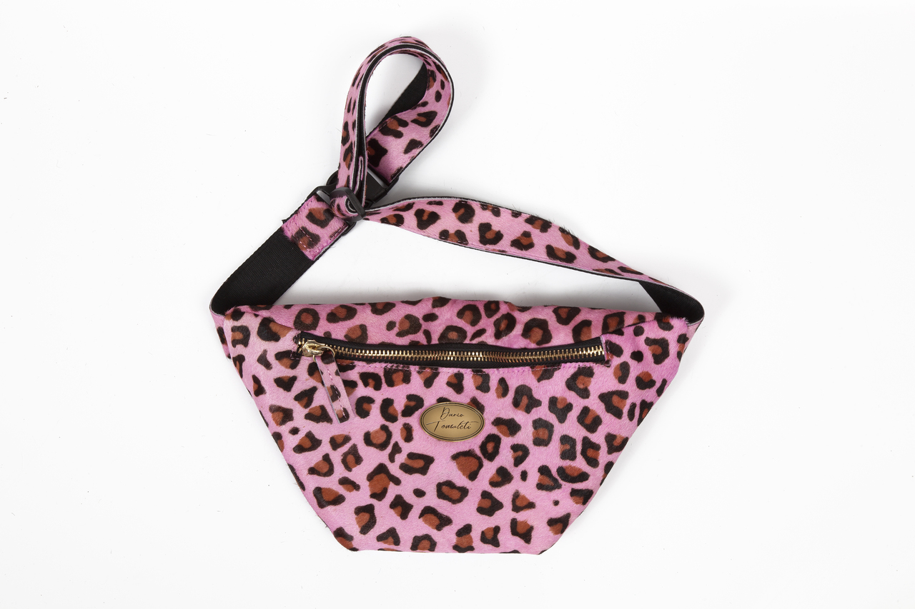 Pink Jaguar Belt Bag